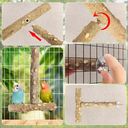 Bird Perches, Bird Perch Chewing Stick Cage Accessories Parrot Climbing - Image 6