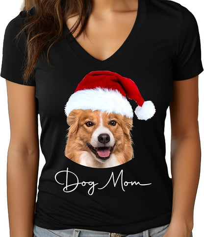 Custom Dog Mom Shirt for Women Pet Ears Sweatshirt by CustomUnique