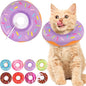 Cat Cone Collar Soft, Cute Cat Donut Collar After Surgery, Adjustable Kitten by Unknown