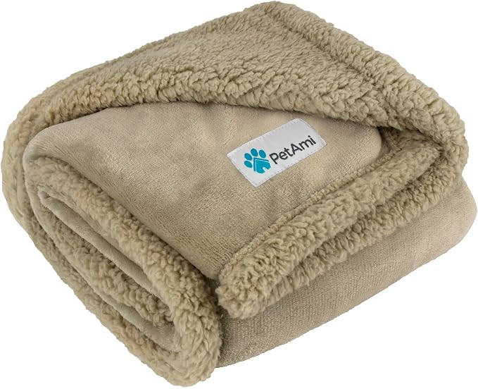 PetAmi Dog Blanket for Bed, XL Pet Blanket Large Dogs, Fleece Furniture Couch by PetAmi