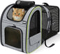 Pecute Cat Backpack Carrier Expandable, Foldable Pet Backpack by pecute