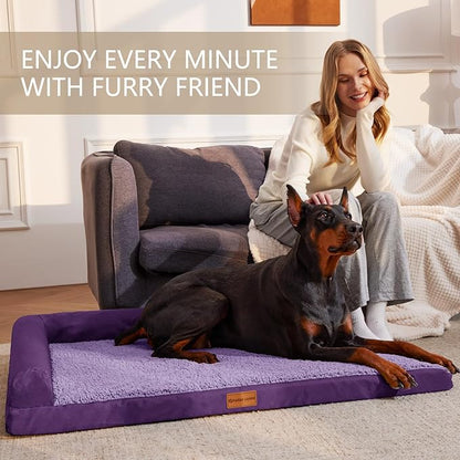 Patas Lague Orthopedic XL Dog Bed Large Sized Dog 42''X28'', Waterproof L - Image 2