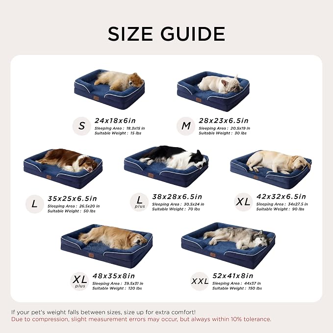 Bedsure Orthopedic Dog Beds Large Sized Dog - Image 7
