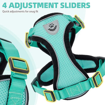 PUPTECK Cat Harness and Leash Set Escape Proof Reflective Cat Walking Harness - Image 4