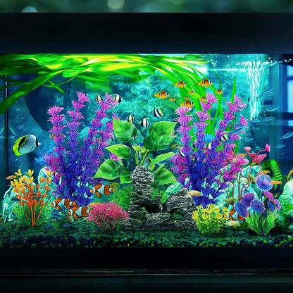 Fish Tank Accessories Aquarium Decorations Plants, Aquarium Decor Plastic Plants - Image 6