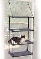 K&H Pet Products EZ Mount Quad Stack Cat Window Perch by KHPetProducts