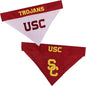Pets First Collegiate Pet Accessories, Reversible Bandana, USC Trojans by PETSFIRST