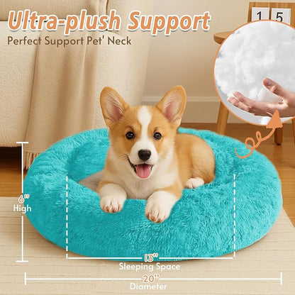 JOLLYVOGUE Calming Small Dog & Cat Bed - Image 5