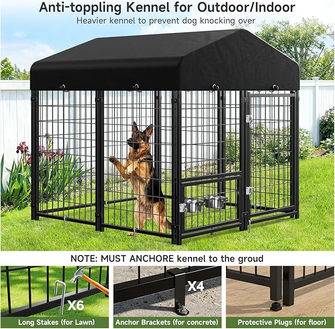 Dog Kennel Outdoor, Outside Dog Kennel - Image 3