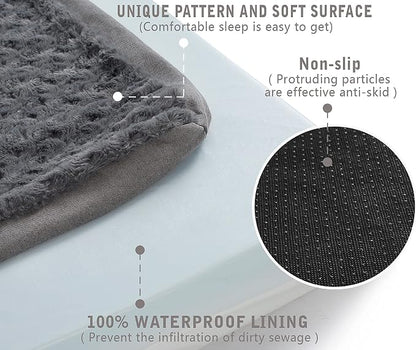 Orthopedic Memory Foam Bed for Large Dogs, Waterproof Cooling Pet Mats for Crate - Image 4