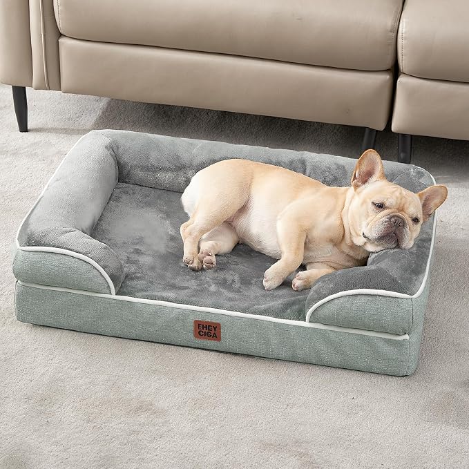 EHEYCIGA Orthopedic Dog Bed for Medium Dogs, Waterproof Memory Foam Medium Dog - Image 8
