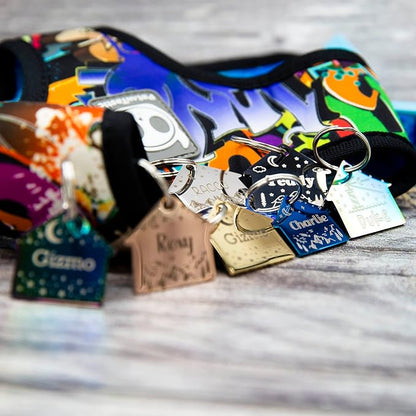 Personalized Dog Tag with 5 Lines of Custom Deep Engraved Durable Stainless - Image 2