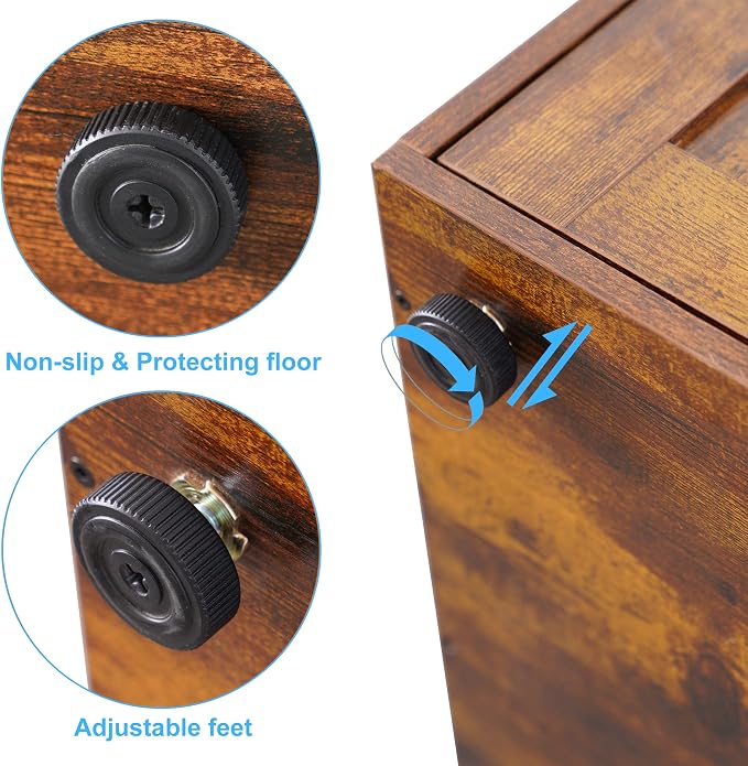 Hey-brother Cat Tree with Litter Box Enclosure, All-in-one Cat Tower - Image 8