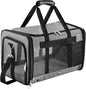 Soft Sided Cat/Dog Carrier, Collapsible Pets Travel Carriers by SWUVVI