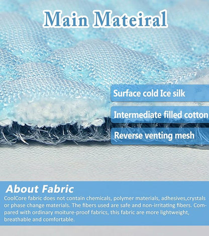 SOMOYA Dogs Cooling Mat Pet Cool Pads Blanket Sleeping Kennel Mat, Washable Ice - Image 7