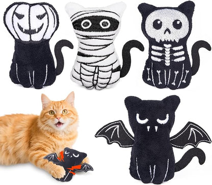 Retro Shaw Cat Toys 4Pcs, Catnip Toys by RetroShaw