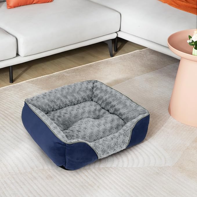 INVENHO Medium Dog Bed Rectangle Washable Orthopedic Soft Calming Sleeping - Image 7