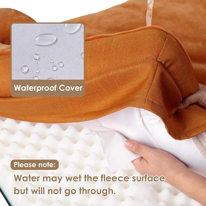 EHEYCIGA Orthopedic Dog Beds for Extra Large Dogs, Waterproof Memory Foam XXL - Image 3