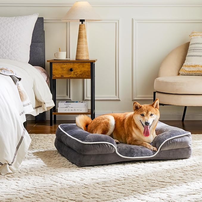 Sweetcrispy Orthopedic Dog Bed, Large Memory Foam Puppy Cat Bed - Image 7