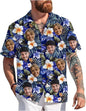 Custom Hawaiian Shirt with Face Photo Picture by GLOXO