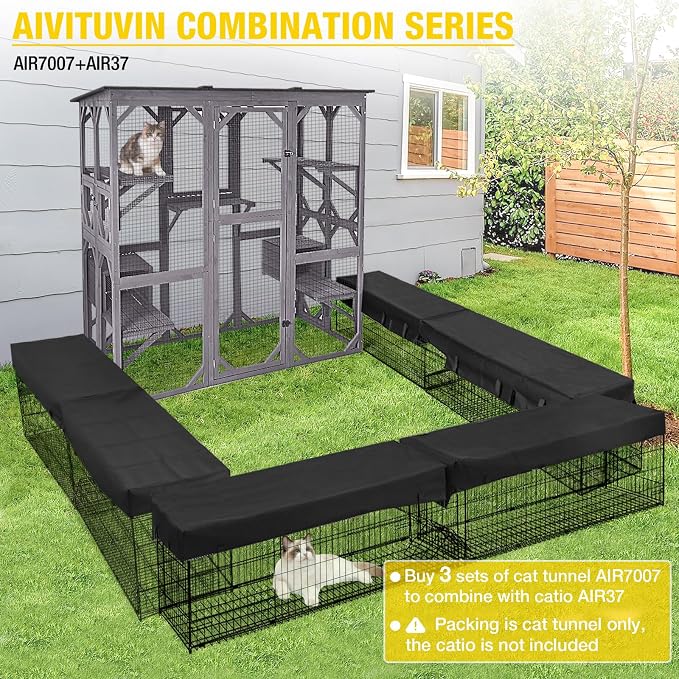 Aivituvin Cat House Outdoor Catio Kitty Enclosure - Image 8