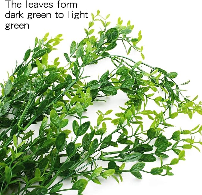 HERCOCCI 3 Pack Reptile Plants, Terrarium Hanging Plants Vines Artificial - Image 2