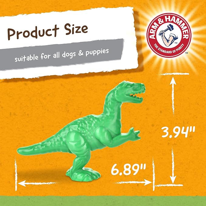 Arm & Hammer for Pets Nubbies Dental Toys T-Rex Dental Chew Toy for Dogs Best - Image 9