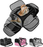 Estarer Soft Sided Pet Carrier Airline Approved, 4 Sides Expandable Collapsible by ESTARER