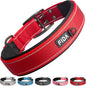 Fida Heavy Duty Dog Collar 1.5” Width, Ultra Soft Neoprene Padded, Adjustable by Fida