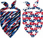 4th of July Dog Bandanas, Independence Holiday Bandana, Premium Durable by Unknown
