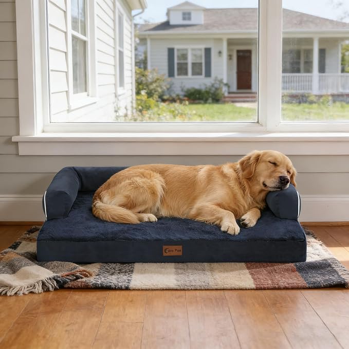 Orthopedic XXL Dog Beds, Waterproof Egg Crate Foam Big Pet Bed - Image 9