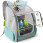 halinfer Bird Backpack Carrier Cage, Front Zipper Opening Portable Bird Travel by halinfer