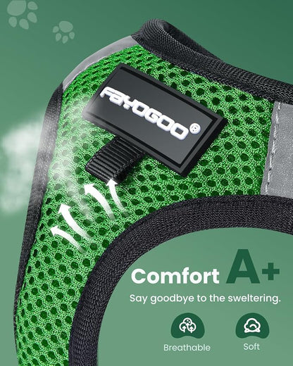 FAYOGOO Cat Harness and Leash Set | Upgrade Step-in Escape Proof Harness | - Image 2