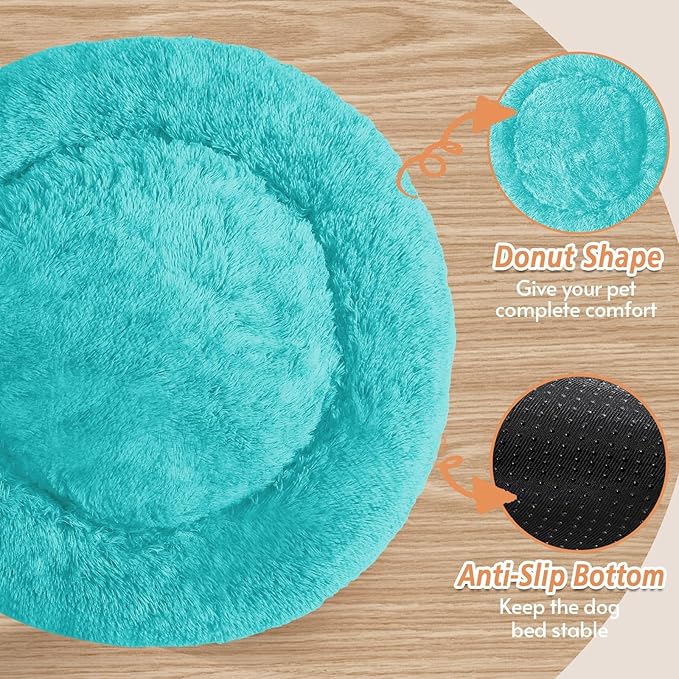 JOLLYVOGUE Calming Small Dog & Cat Bed - Image 3