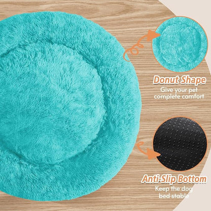 JOLLYVOGUE Calming Dog Bed for Small Dogs - Image 3