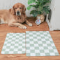 Ralxion Checkered Dog Feeding Mat, Absorbent Mats by Ralxion