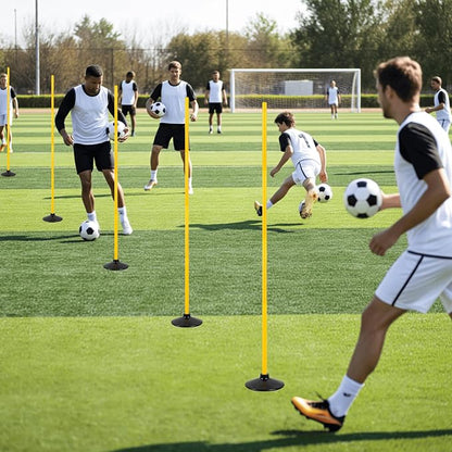 5 FT Agility Training Poles for Soccer/Dog/Horse, Adjustable Football - Image 6