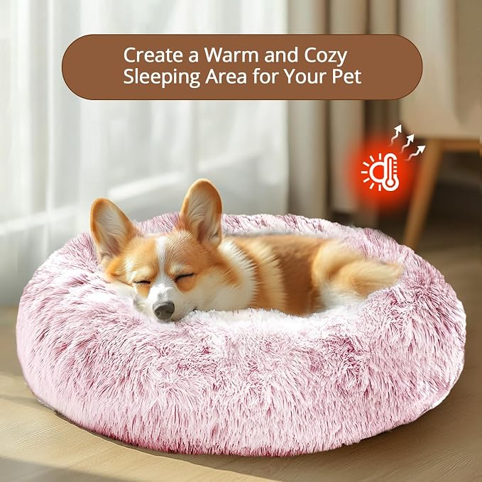 JOLLYVOGUE Calming Dog Bed for Small Dogs - Image 4