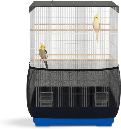 Universal Bird Cage Seed Catcher Universal Mesh Skirt Cover Stretchy Small by TweetinginStyle
