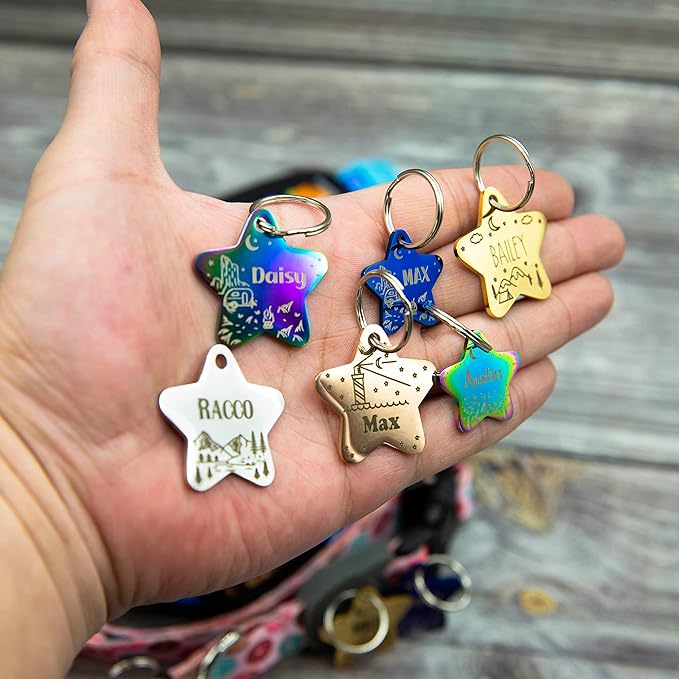 Personalized Dog Tag with 5 Lines of Custom Deep Engraved Durable Stainless - Image 4