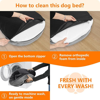 Dwanton Orthopedic Dog Bed for Extra Extra Large Dogs - Image 7