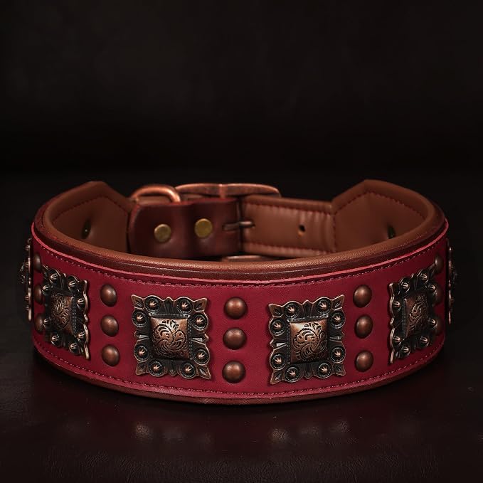 PET ARTIST Genuine Leather Dog Collar - Image 8