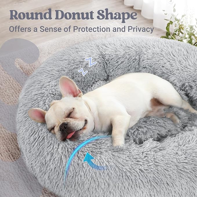 rabbitgoo Calming Dog Bed for Small Medium, 27 inches Pet Bed Machine Washable - Image 4
