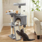 Feandrea Cat Tree, 45.3-Inch Cat Tower, Plush Condo by FeandreabySONGMICSHOME