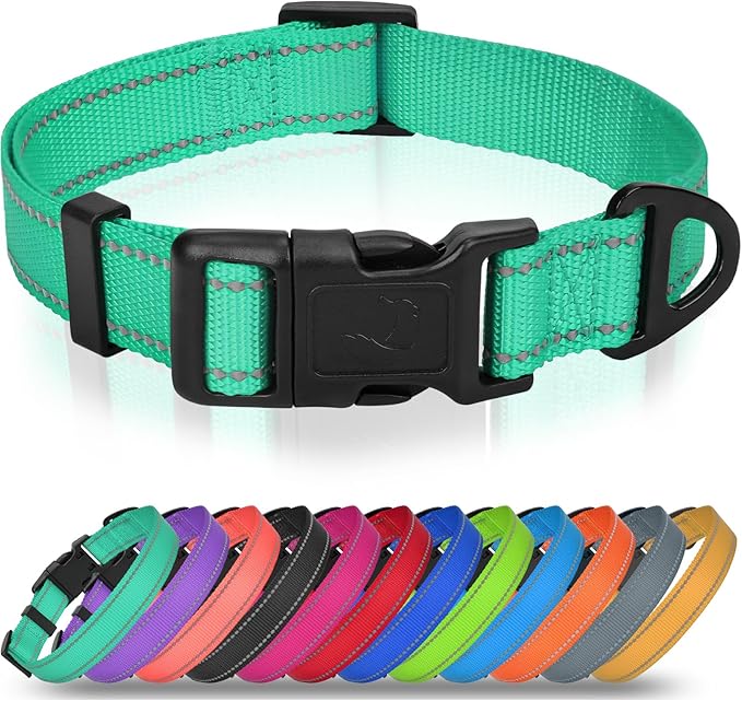 Joytale Small Dog Collar, Reflective and Adjustable Nylon Collar by Joytale