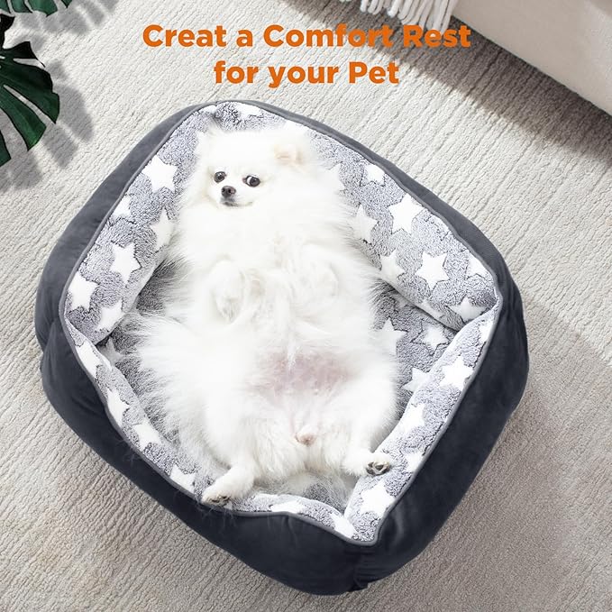 GASUR Dog Beds Small Plus Size, Small Dog Bed Washable, Orthopedic Pet Sofa Bed - Image 5