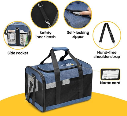 Dog Carrier Soft Sided, Large Cat Carrier - Image 5