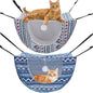Unittype 2 Pieces Cat Cage Hammock Hanging Pet Bed Double Layer Soft Plush by Unittype