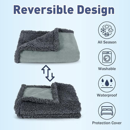 Kritter Planet Waterproof Dog Blanket, Reversible Water Proof Pet Blanket - Image 3