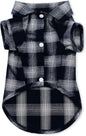 Koneseve Dog Shirt, Pet Plaid Clothes Shirt T-Shirt Sweater Matching Breathable by Koneseve